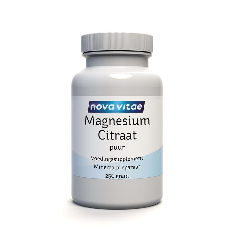 ei pistool laat staan Nova Vitae Magnesium citraat poeder