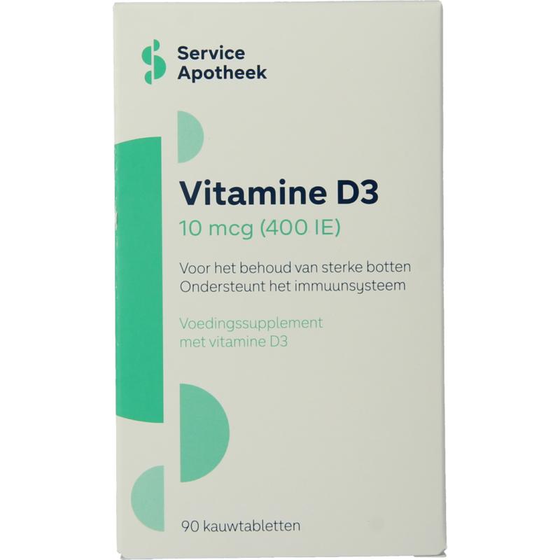 Verouderd Omgeving Harde ring Service Apotheek Vitamine D3 10 mcg