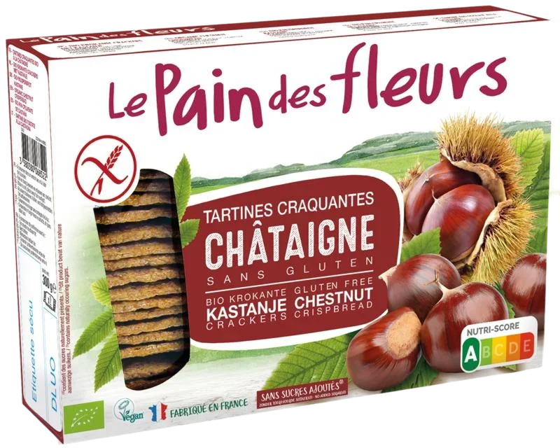 le pain des fleurs crackers kastanje